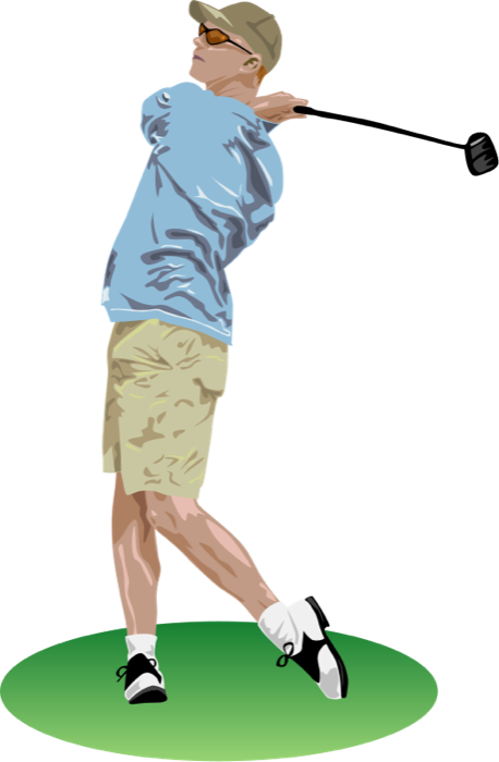 Free golf clipart and animations 2.