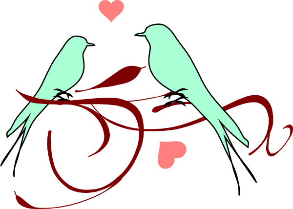 Love birds clipart wedding free images 2.