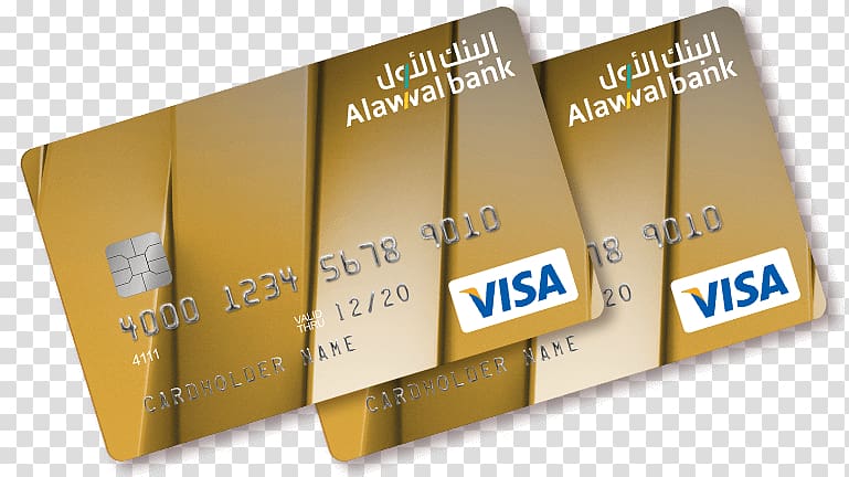 Alawwal Bank Credit card Personal finance, gold pattern card.