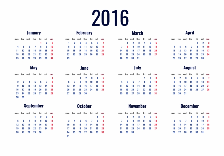 Picture Calendar 2016 Transparent Free Clipart Hq Clipart.