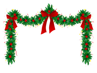 Christmas Garland Clip Art Free Download.