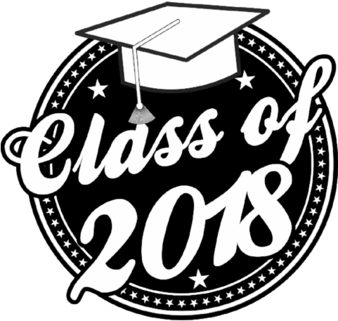 Download Class Of 2018 Graduation Window Cling.