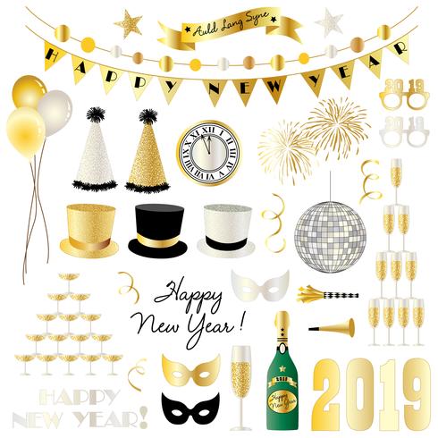 new years eve 2019 clipart.