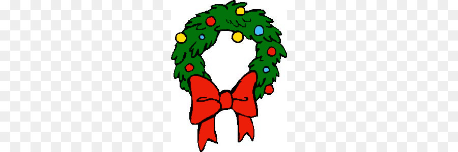 Christmas Wreath Garland Clip art.