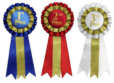 Premium Handmade Award Ribbons.