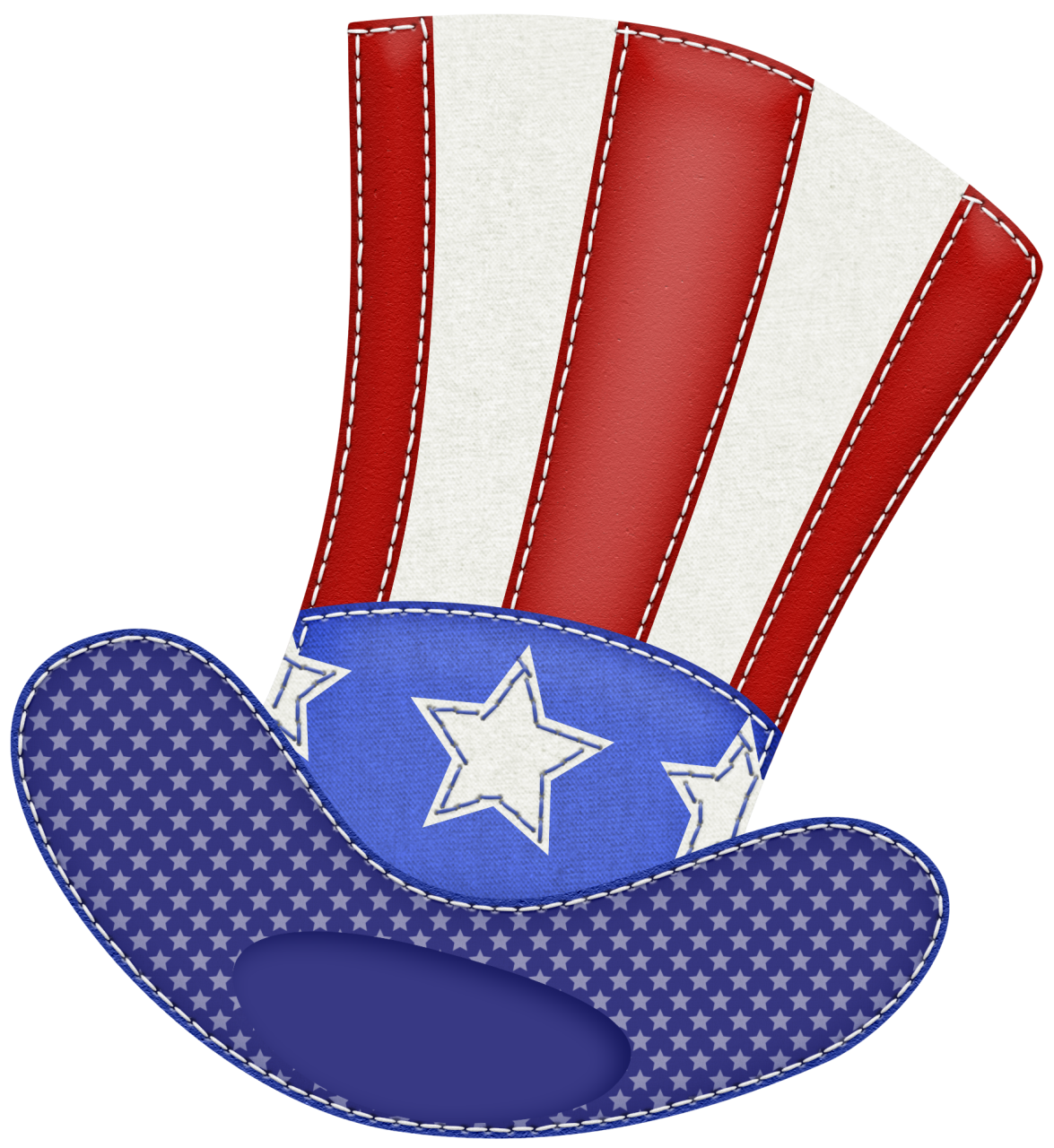 Patriotic hat clipart picture.