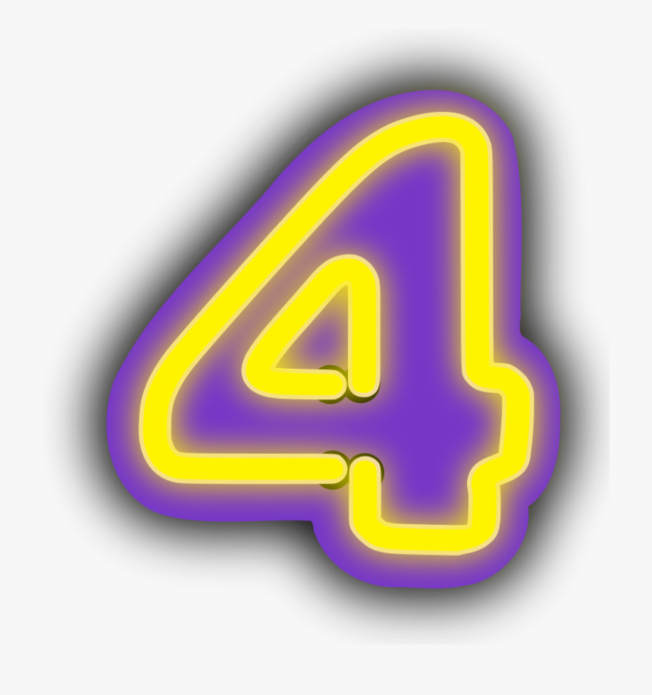 Numbers Clipart Purple.