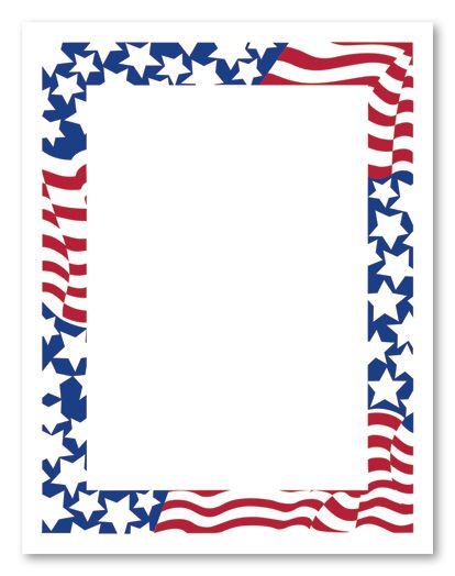 The patriotic themed letter paper stationery is perfect for.