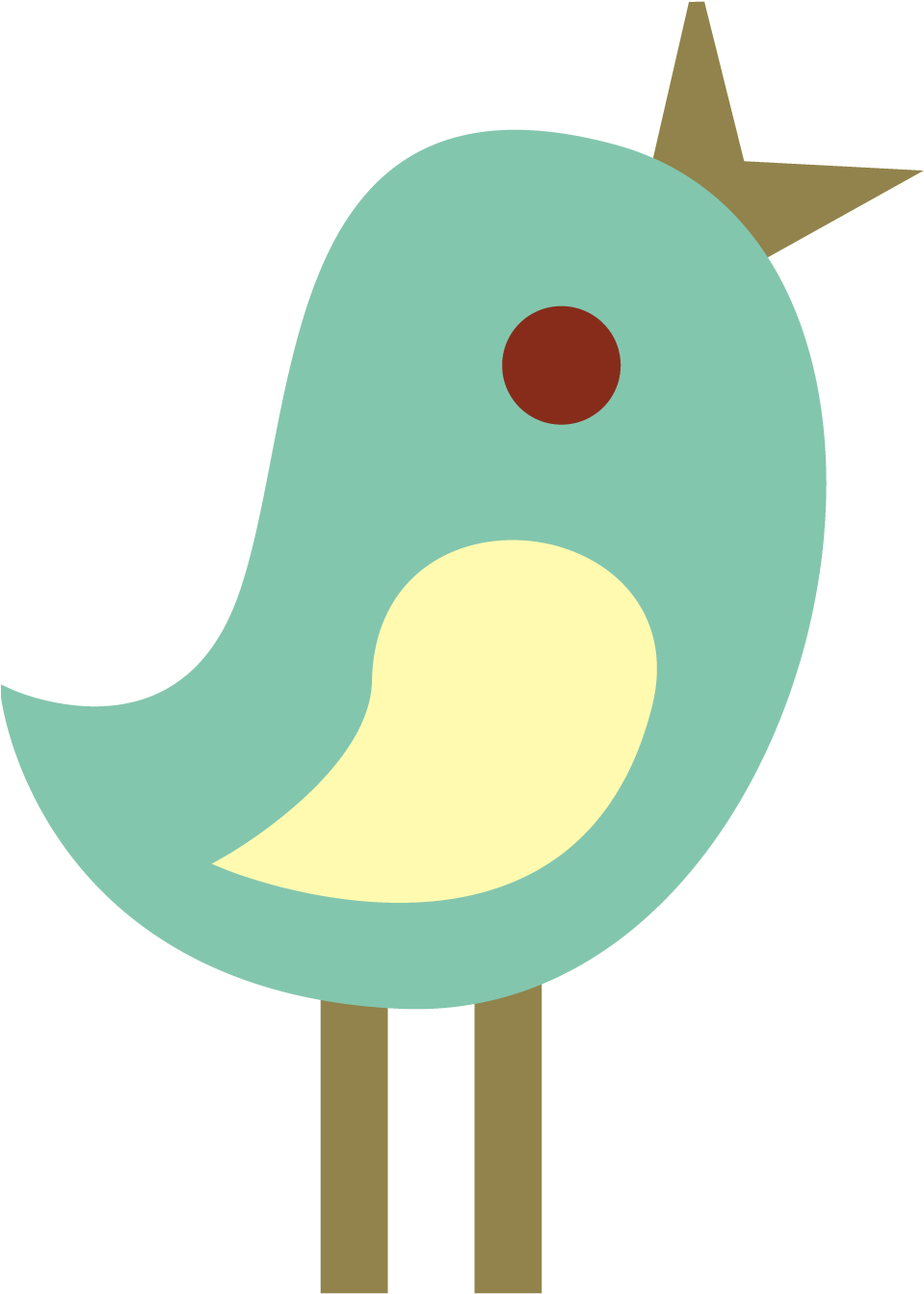 HD Cute Bird Clipart.