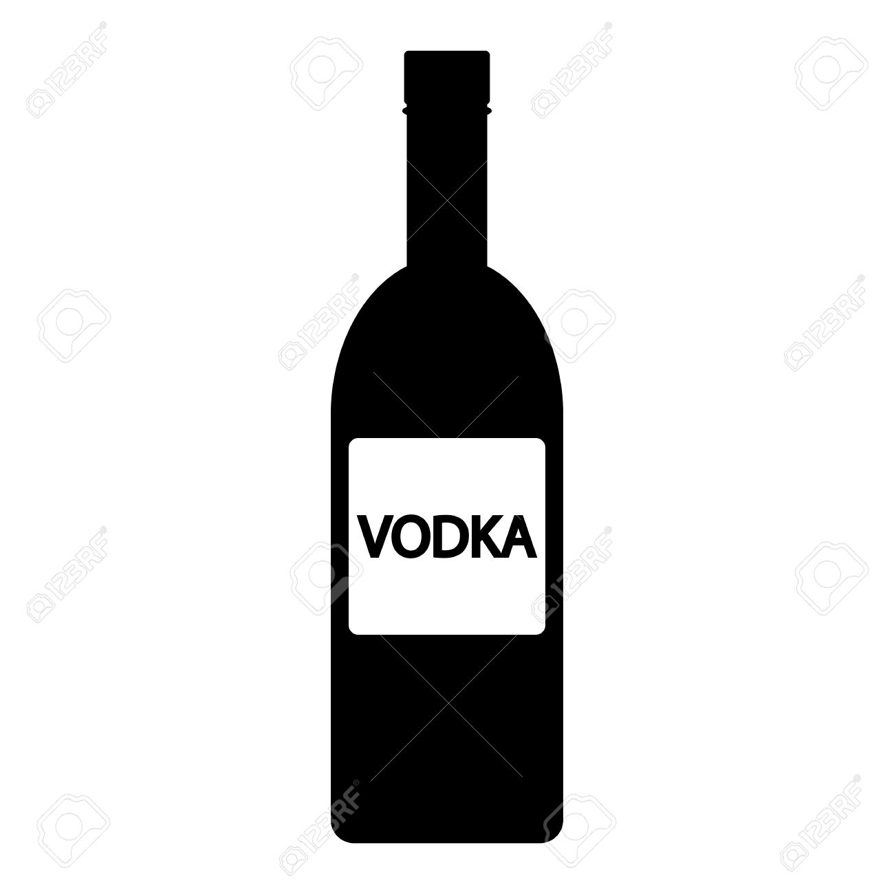 Clipart Vodka Bottle.