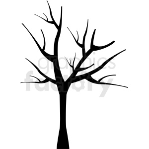 dead tree design clipart. Royalty.