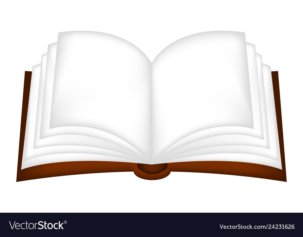 Open book clipart symbol icon design isolated on.