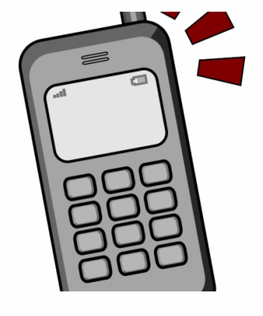 Ringing Cell Phone Clipart.