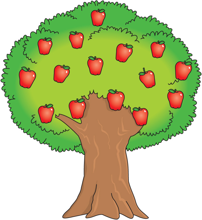 Tree With Fruit Clipart.