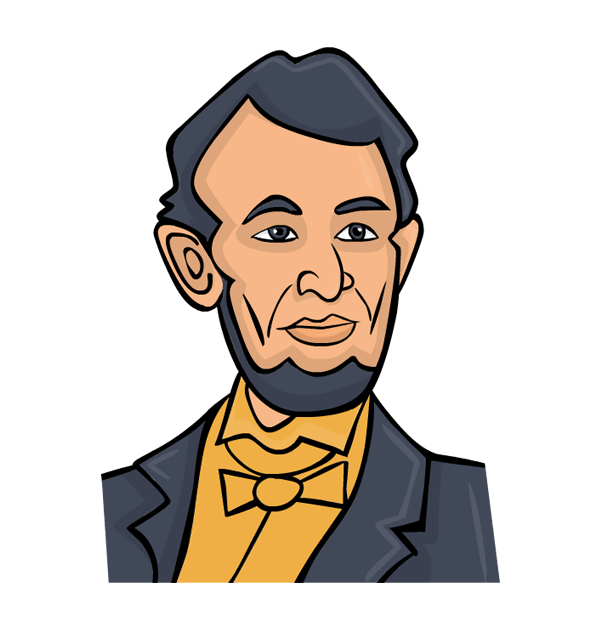 Abe Lincoln Cartoon.