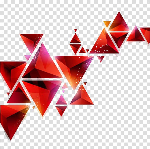 Geometry Abstract art Triangle Geometric shape, triangle.