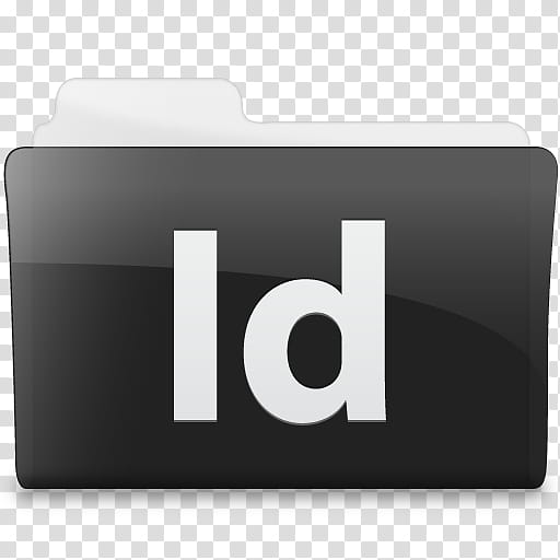 Black n White, Adobe Indesign file icon transparent.