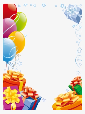 Birthday Border PNG, Transparent Birthday Border PNG Image.