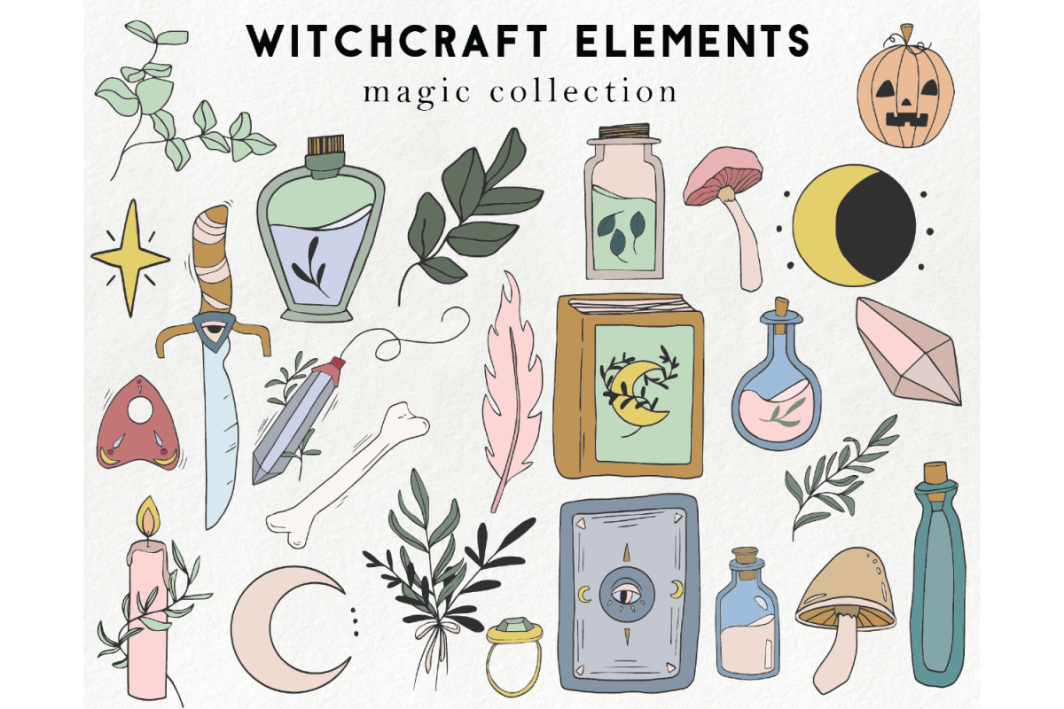 25 witchcraft elements.