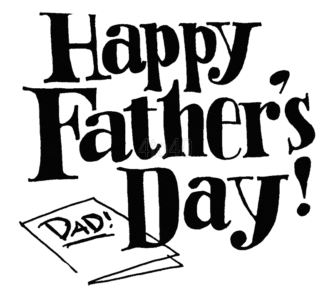 Free fathers day clipart download black.