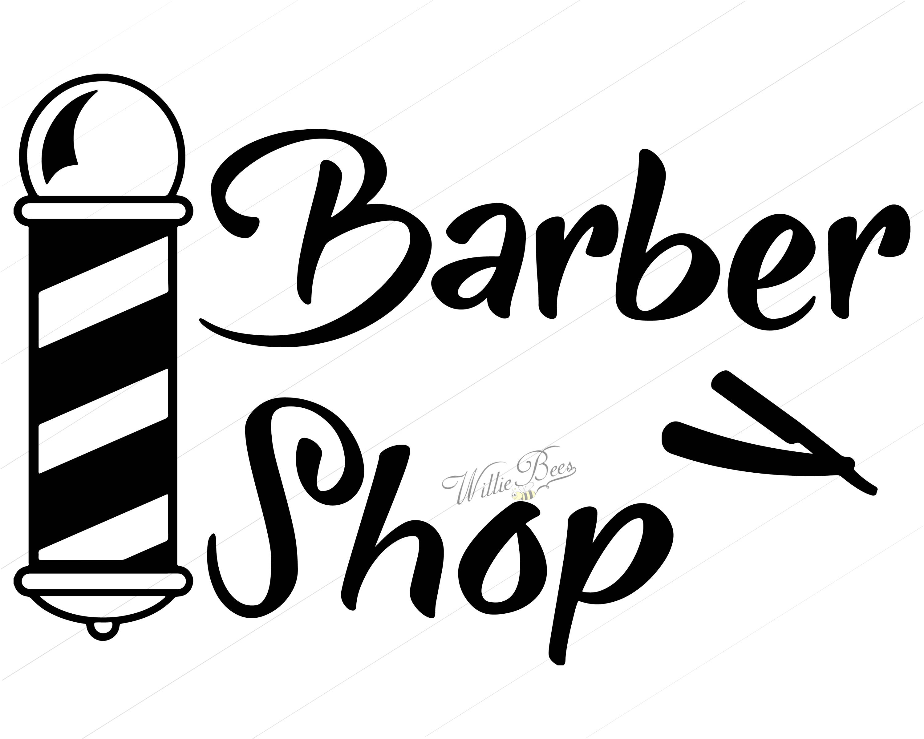 1196 Barber free clipart.