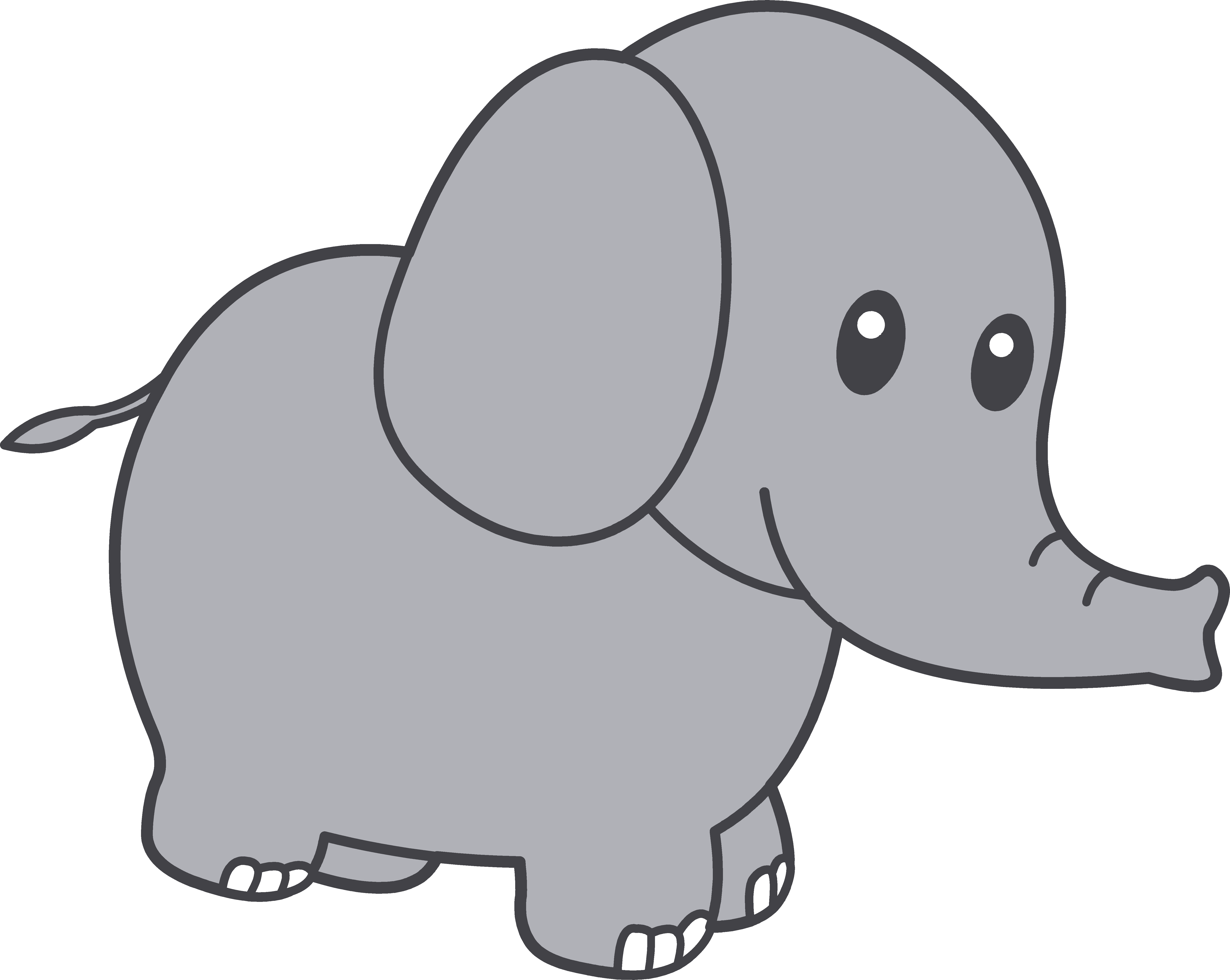 African bush elephant clipart.