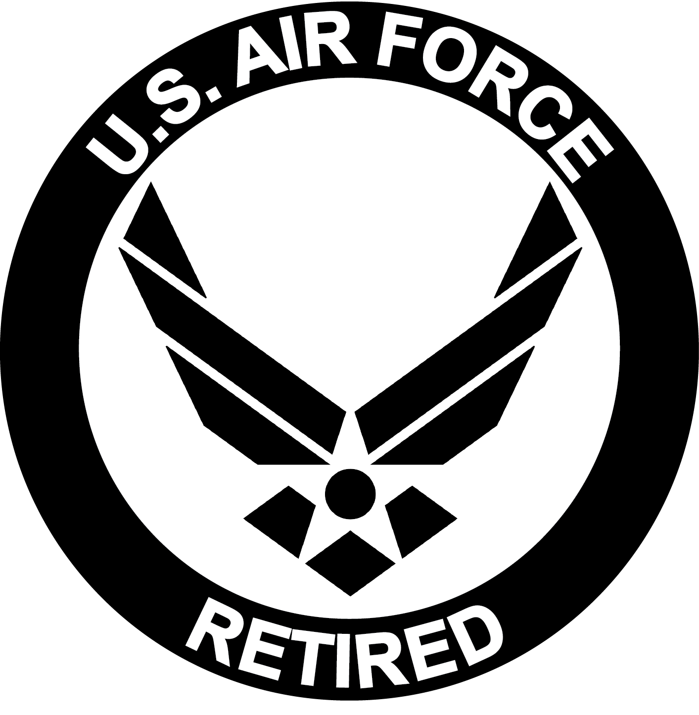 United States Air Force Symbol Logo Decal.