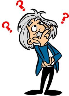 Einstein Thinking Clipart.