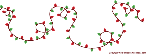 Free Christmas Lights Clipart.