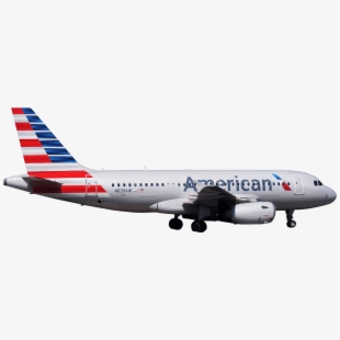 American Airlines Airplane Clipart , Transparent Cartoon.