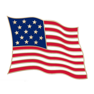 Buy American Flag Lapel Pins in Bulk.