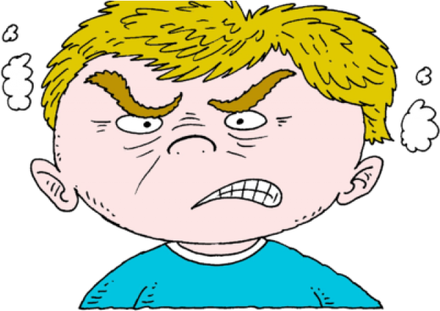 Angry Boy Clip Art , Transparent Cartoon.