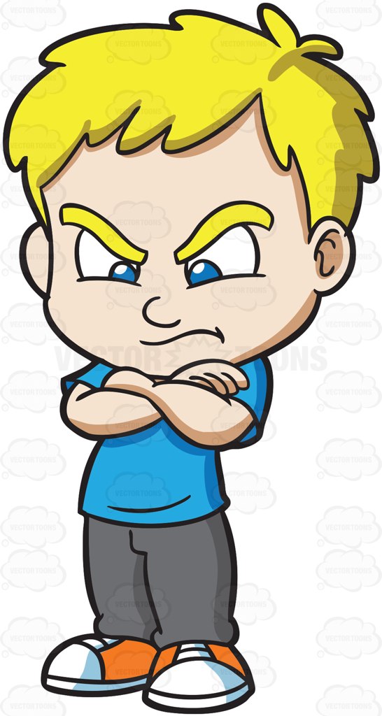 Angry Child Clipart.