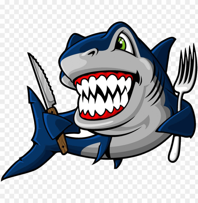 blue shark bruce clip art.