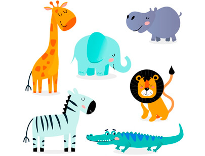 Great Free Animal Clipart for Your Next Cartoon Design.