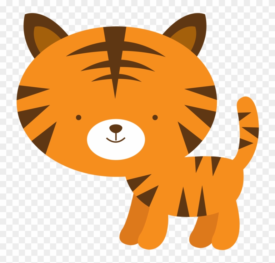 Tigres Clipart Individual Safari Animal.