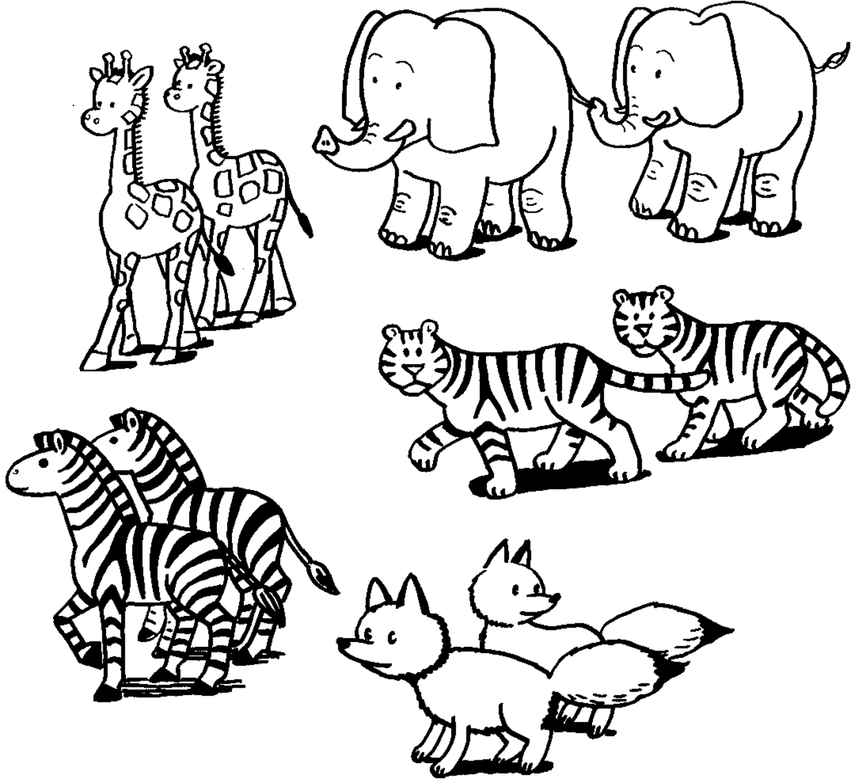 Free Color In Animals, Download Free Clip Art, Free Clip Art.