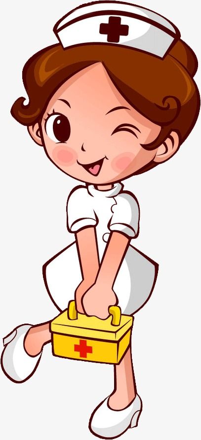 Cute Cartoon Nurse, Cute Clipart, Cartoon Clipart, Nurse.