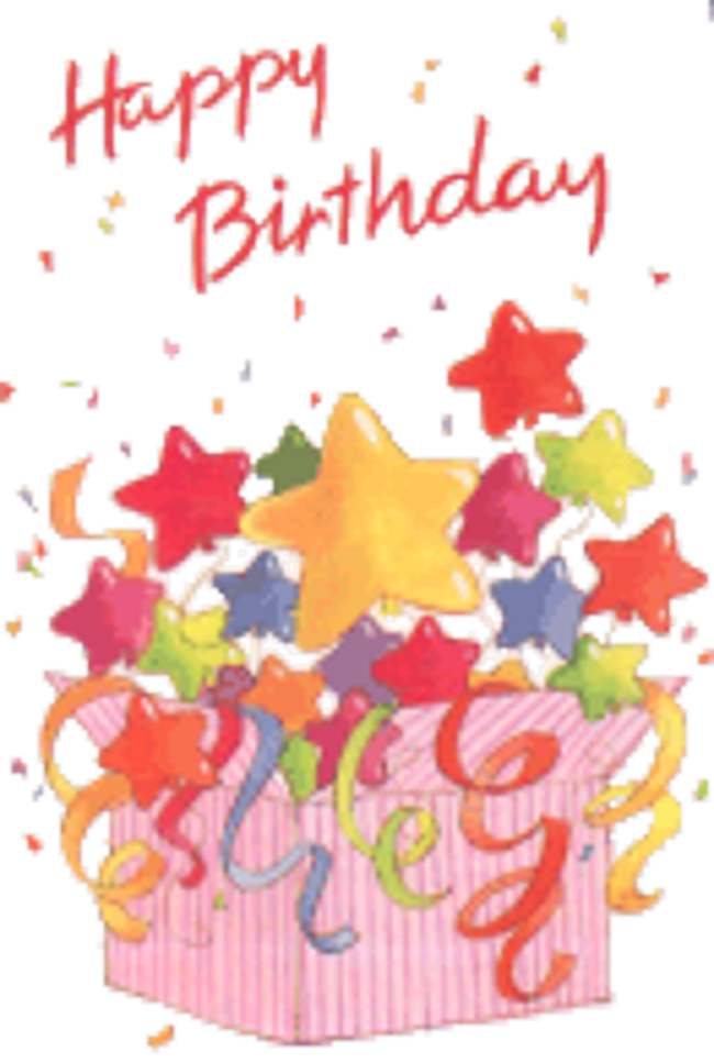 Free Animated Happy Birthday Clipart.