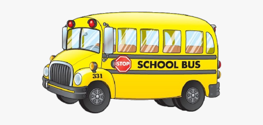 Cartoon School Buses.