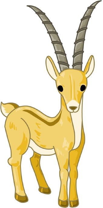 Antelope clip art.