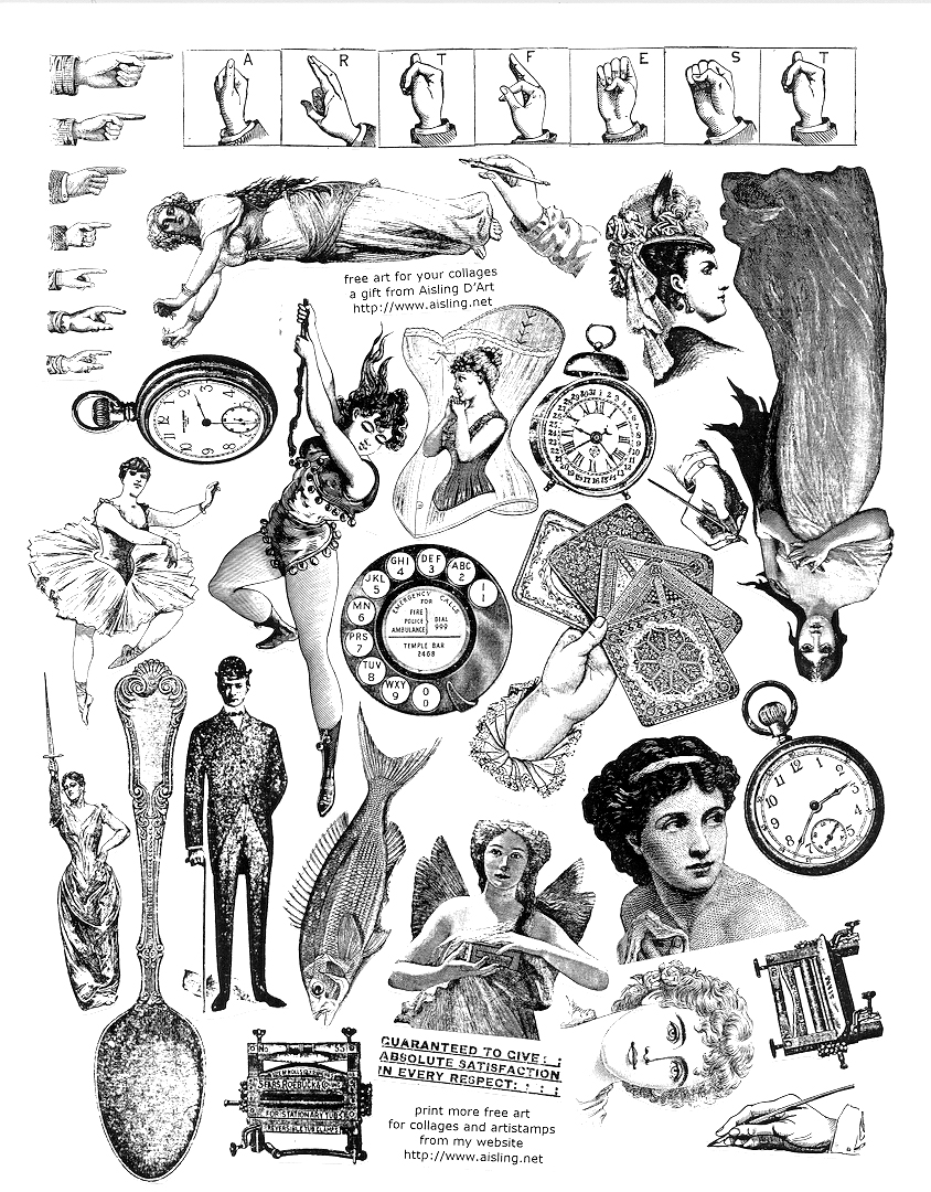 Free antique clip art images.