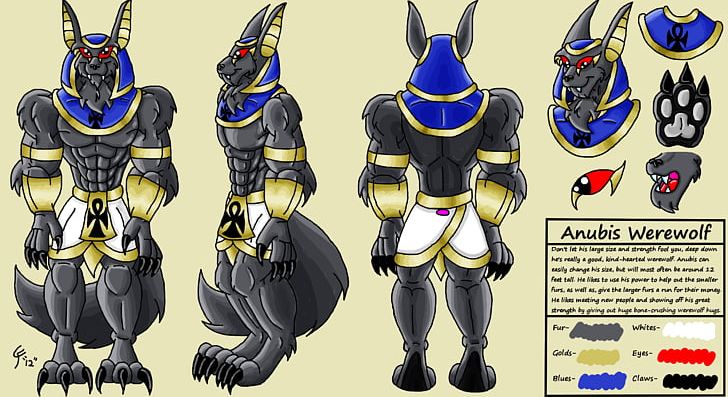 Anubis Werewolf Muscle Ankh PNG, Clipart, Ankh, Anubis.