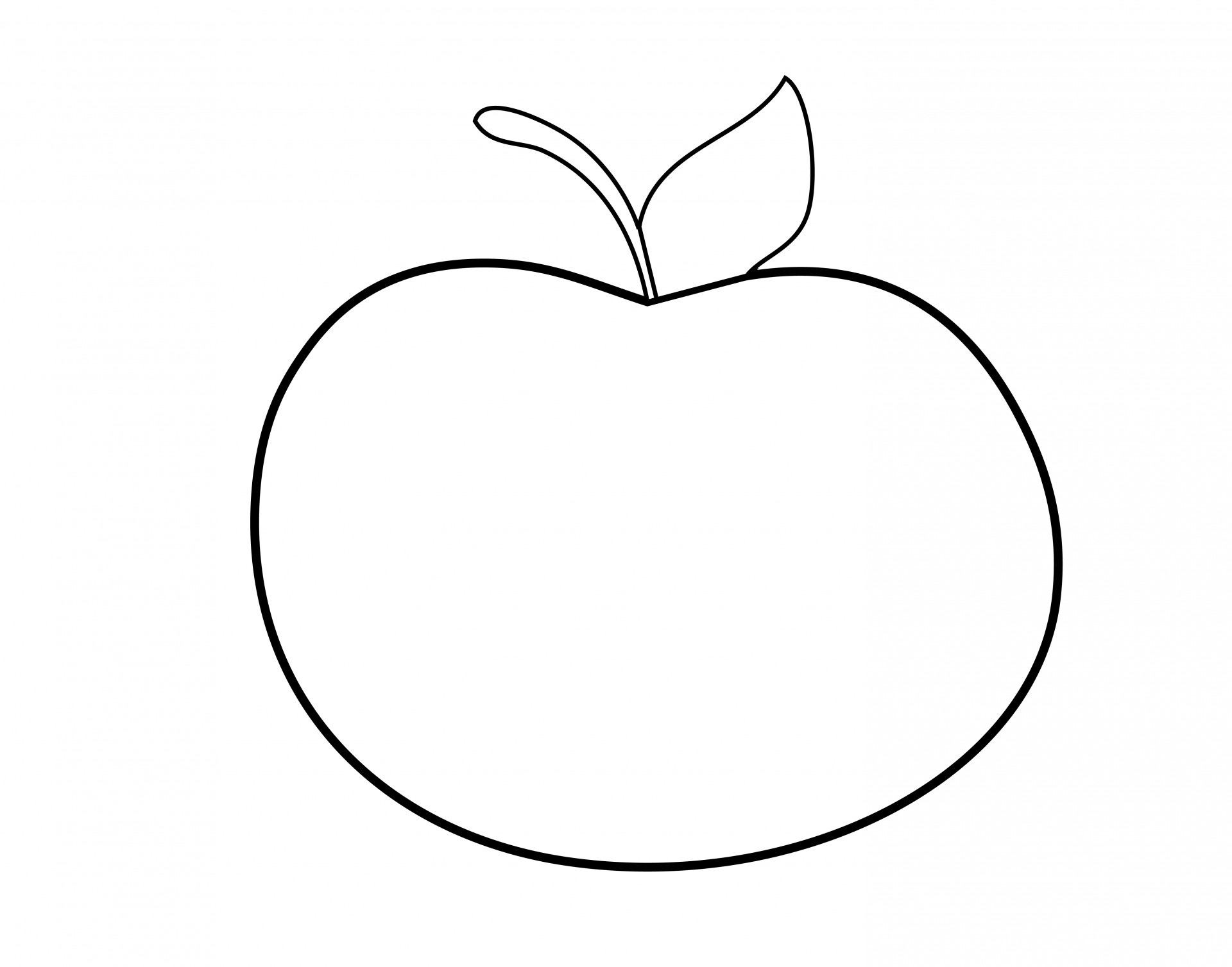 Apple clipart drawing free image.