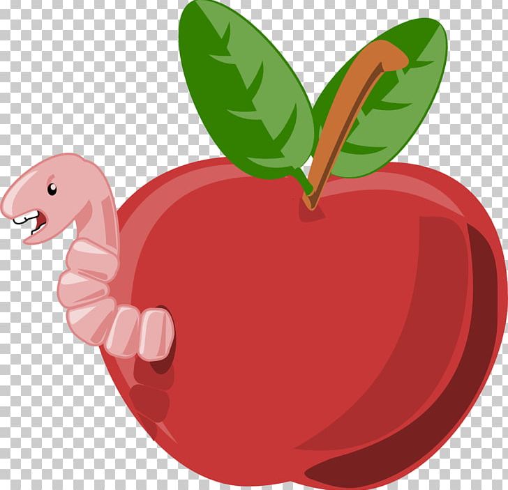 Cartoon Apple PNG, Clipart, Animation, Apple, Apple Worm.