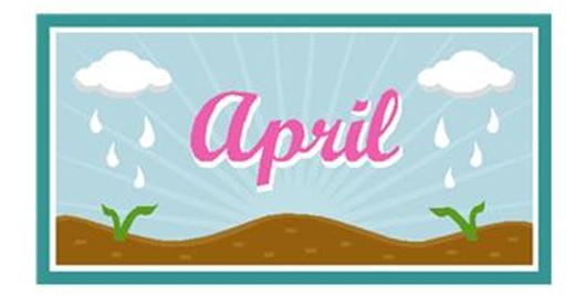 free month of april clip art. april free clip art. april.