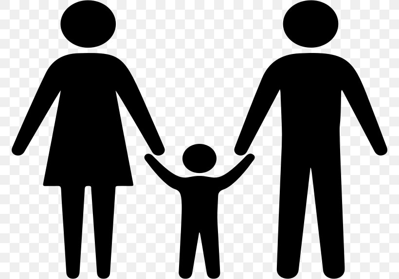 Family Silhouette Holding Hands Clip Art, PNG, 774x574px.