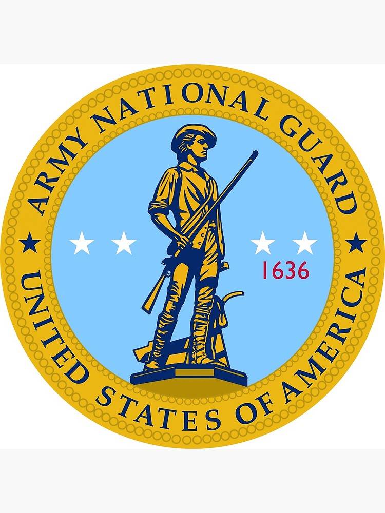 Army National Guard Seal Logo.