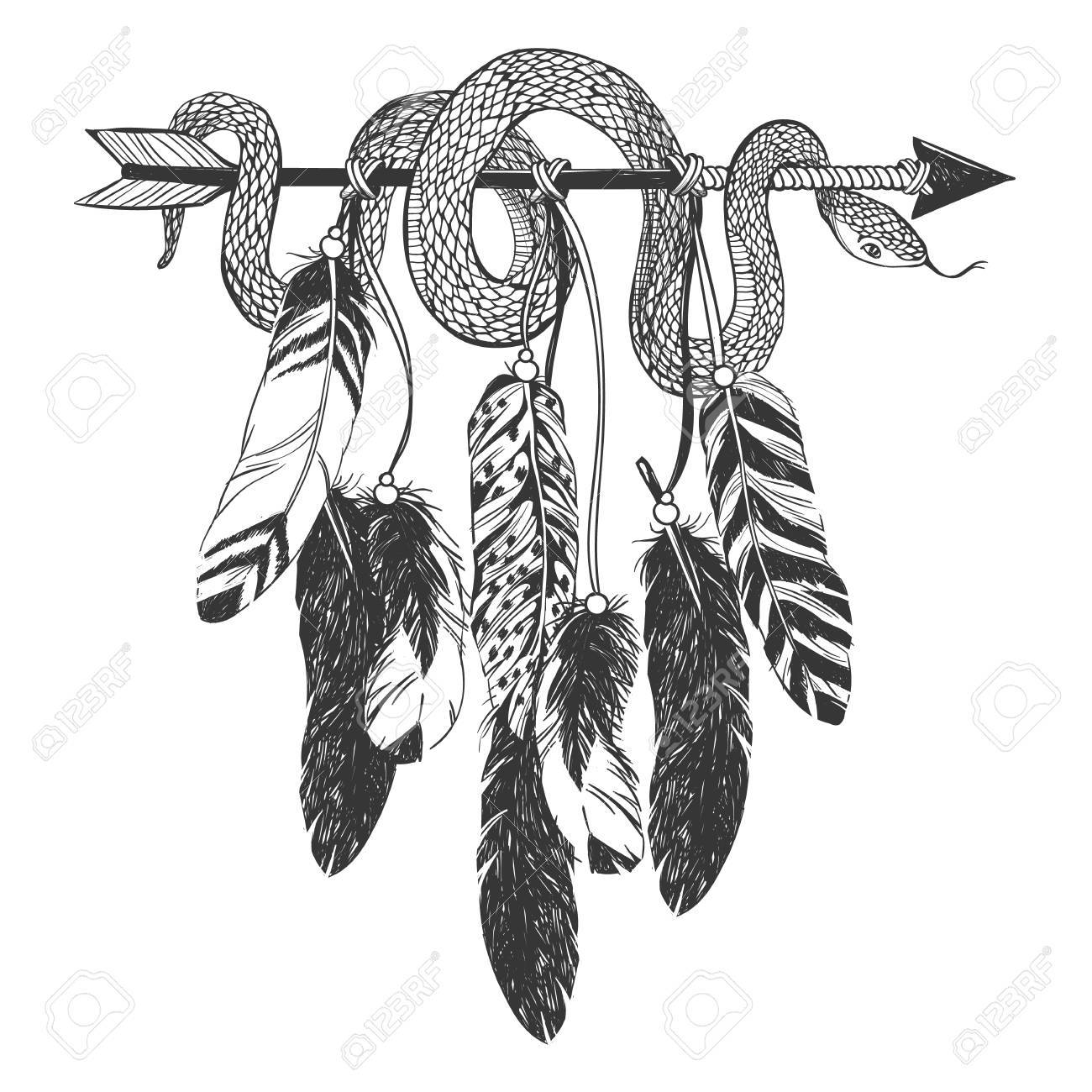 4144 Native American free clipart.