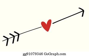 Love Arrow Clip Art.